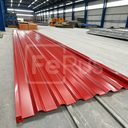 Профнастил С10 полиэстер (Zn100-180) 0,65х1100х1200 мм, RAL 3009